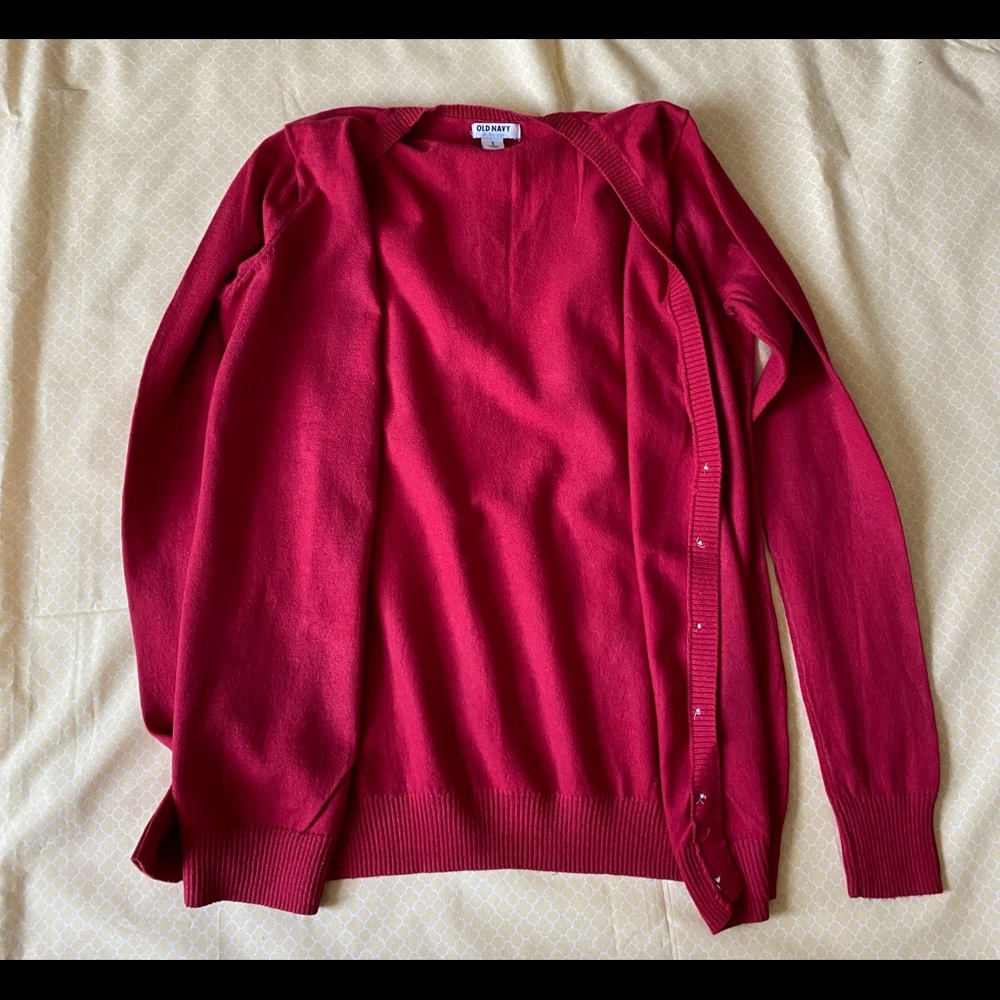 Old Navy Women’s Red Cardigan